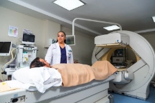 Patient recieving nuclear medicine