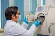 Doctor in lab
